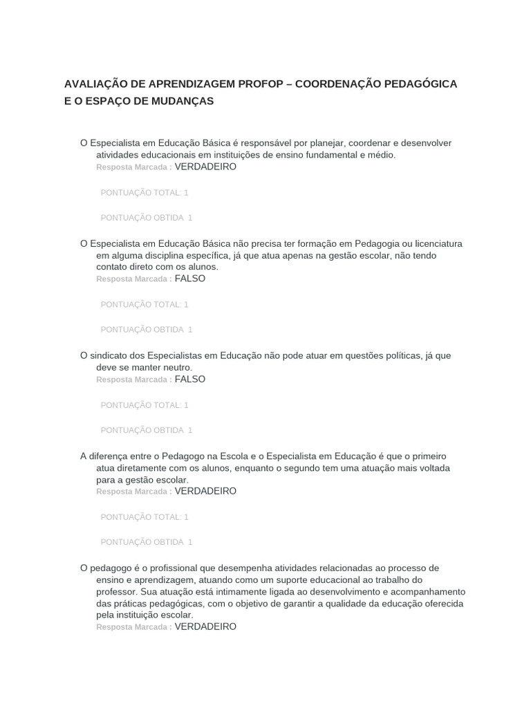 Avaliação da Aprendizagem em Educação | PDF | Pedagogia | Aprendizado