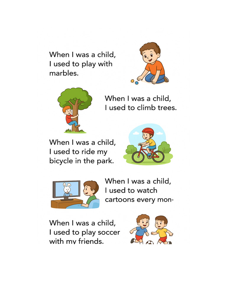 Childhood Sentences With Images Removed | PDF