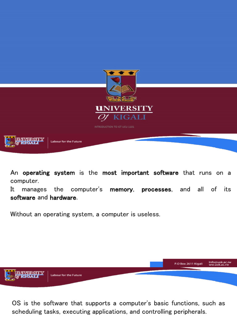 Introduction to Operating Systems Basics | PDF | Computer File ...