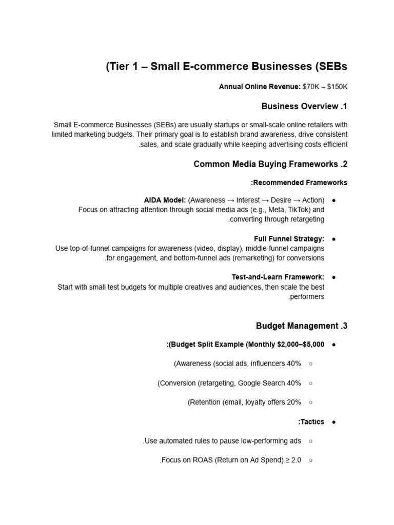 E Commerce Businesses | PDF