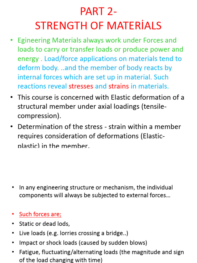 Understanding Stress and Strain in Materials | PDF | Deformation ...