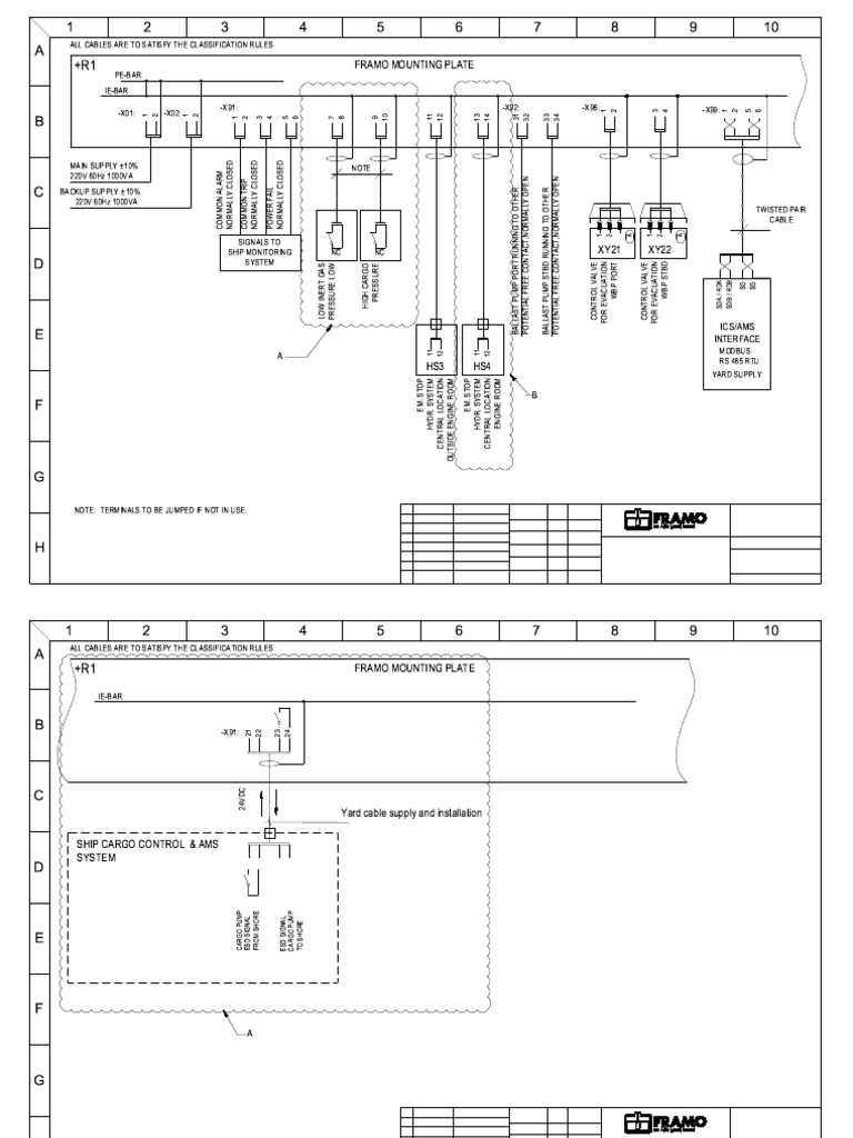 Ship Interconnection Diagram Overview | PDF | Mechanical Engineering ...