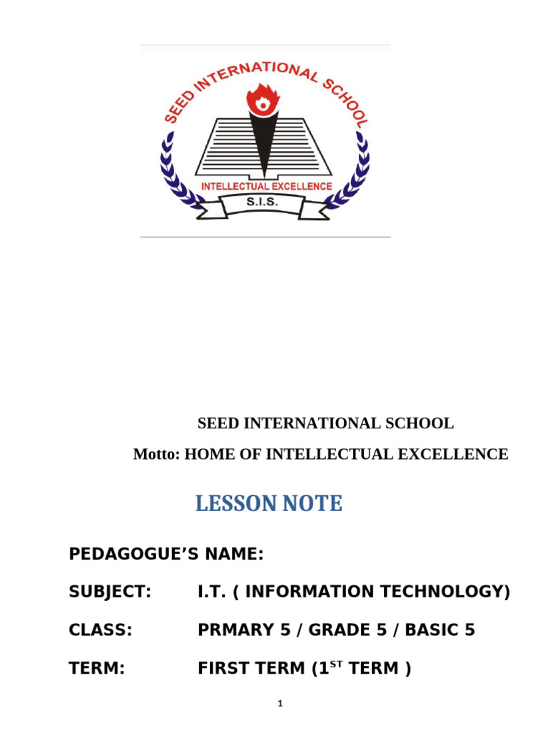 Grade 5 IT Lesson Plan: File Management | PDF | World Wide Web ...