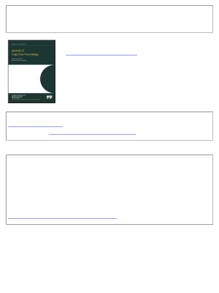 Sleep and Memory: Survival Processing Effects | PDF | Memory | Recall ...