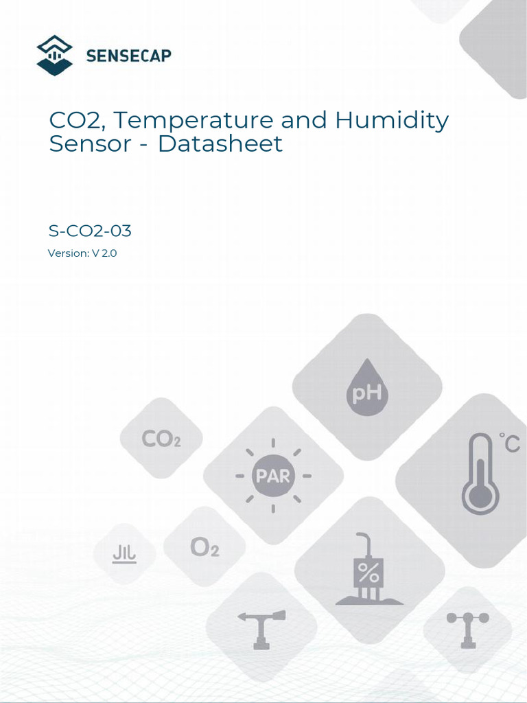 CO2 Temperature Humidity Sensor Manual | PDF | Data Transmission ...