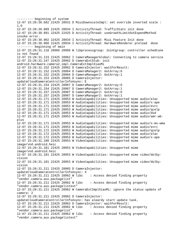 Log Cat 1765101391079 | PDF | Computing | System Software