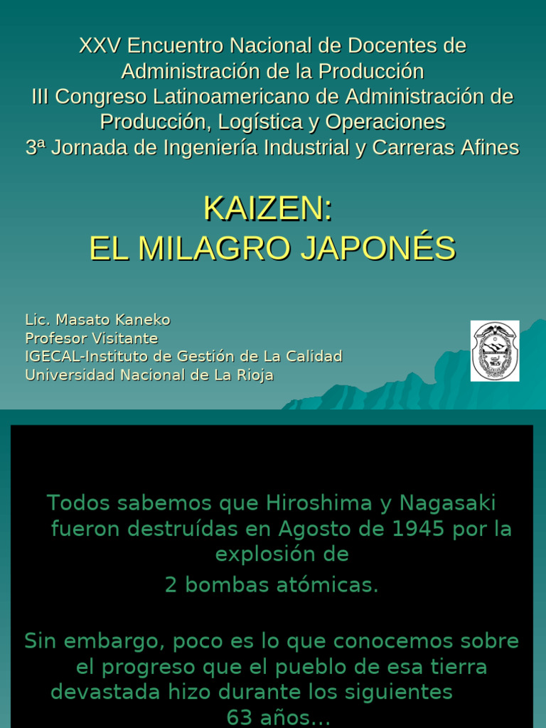 Kaizen: Estrategias para la Mejora Continua | PDF | Producción y ...