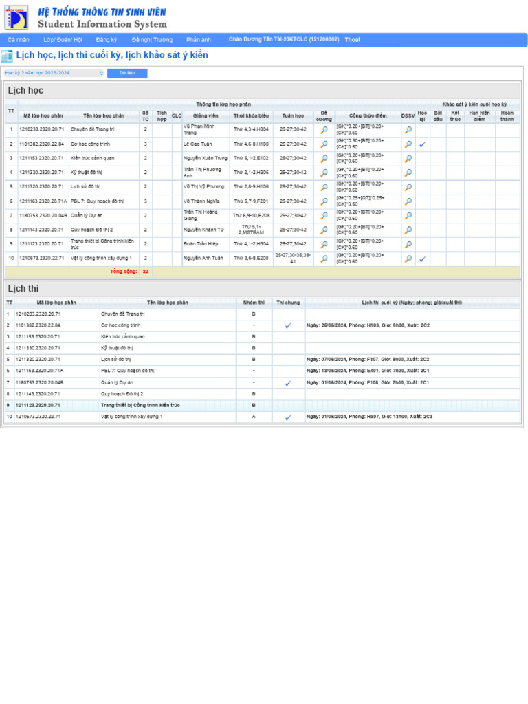 DUT Student Information System | PDF