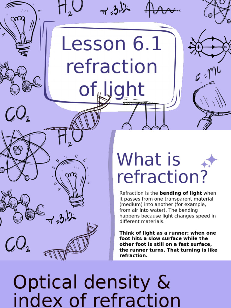 Understanding Light Refraction Basics | PDF | Refraction | Refractive Index