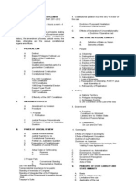 Constitutional Law 1 - COURSE SYLLABUS