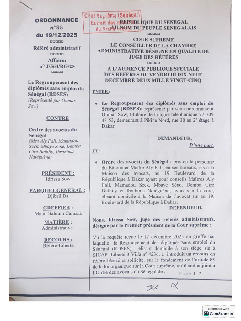 Ordonnance N38 | PDF