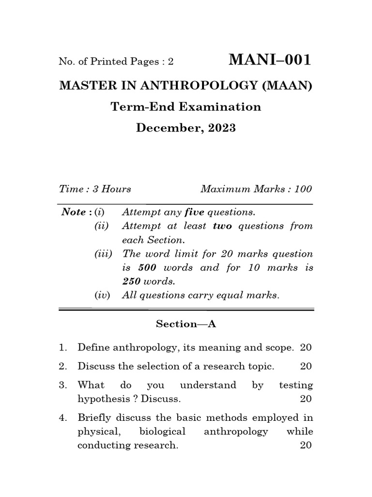 MANI-001 | PDF