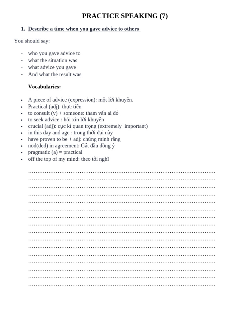 Speak 7 | PDF