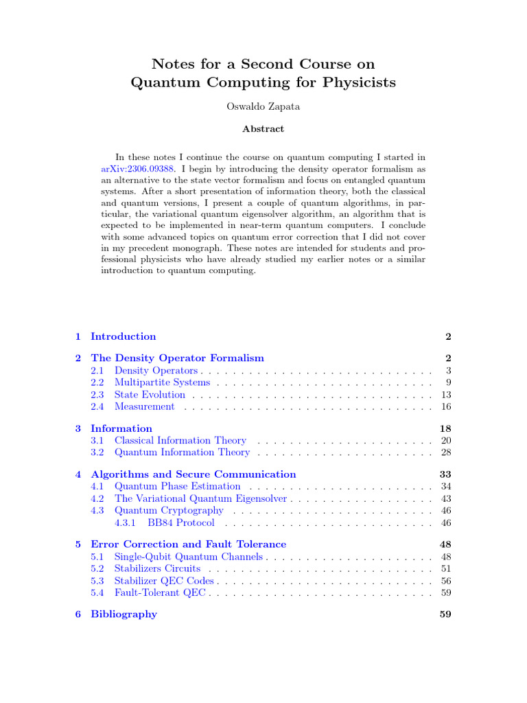 Advanced Quantum Computing Techniques | PDF | Quantum Mechanics ...