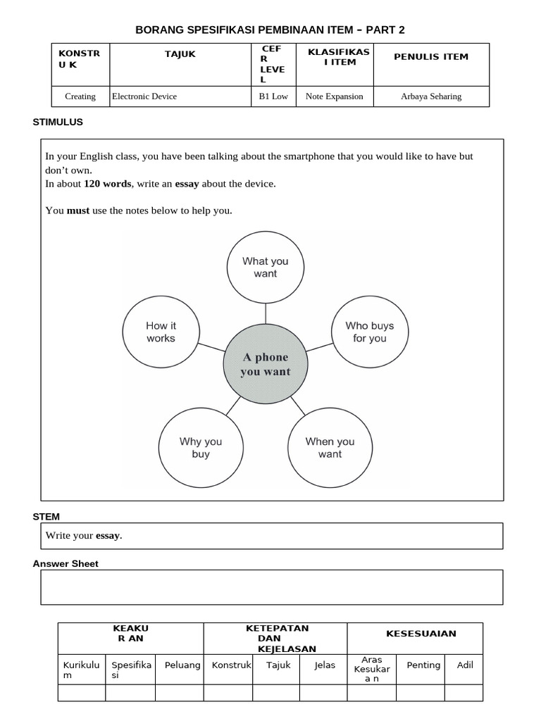 Writing - Part 2 F3 S&T | PDF