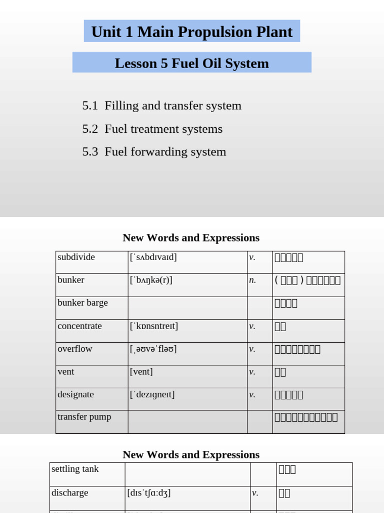 Fuel Oil System Overview and Components | PDF | Pump | Fuel Oil