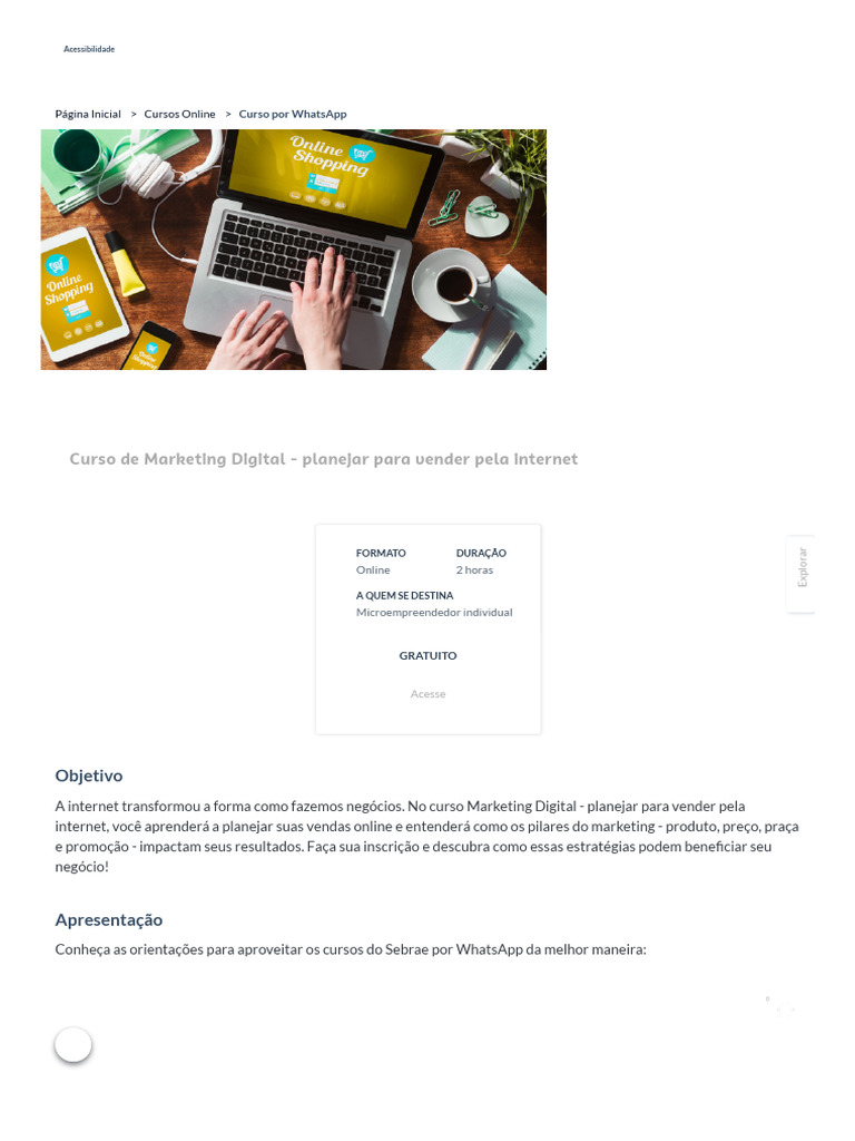 Curso Gratuito de Marketing Digital Online | PDF | Internet | Marketing
