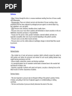 OASIS Wound Definitions Reference Chart1 | PDF | Wound | Surgery