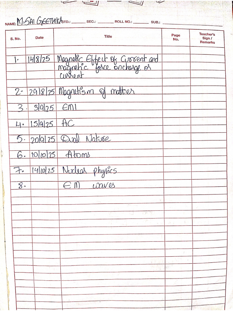 Phy Notes 1 | PDF
