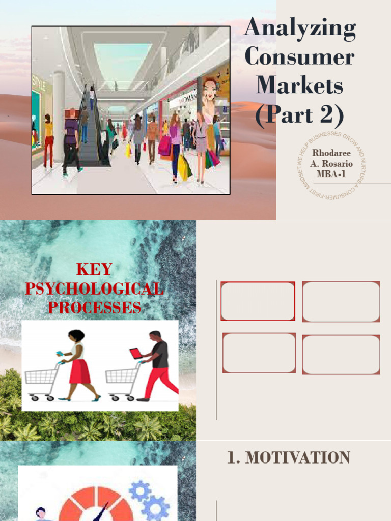 Analyzing Consumer Markets Part 2 | PDF | Motivational | Motivation