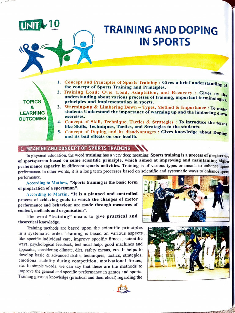P.E CH 10 CLASS 11 | PDF | Doping In Sport | Physical Fitness