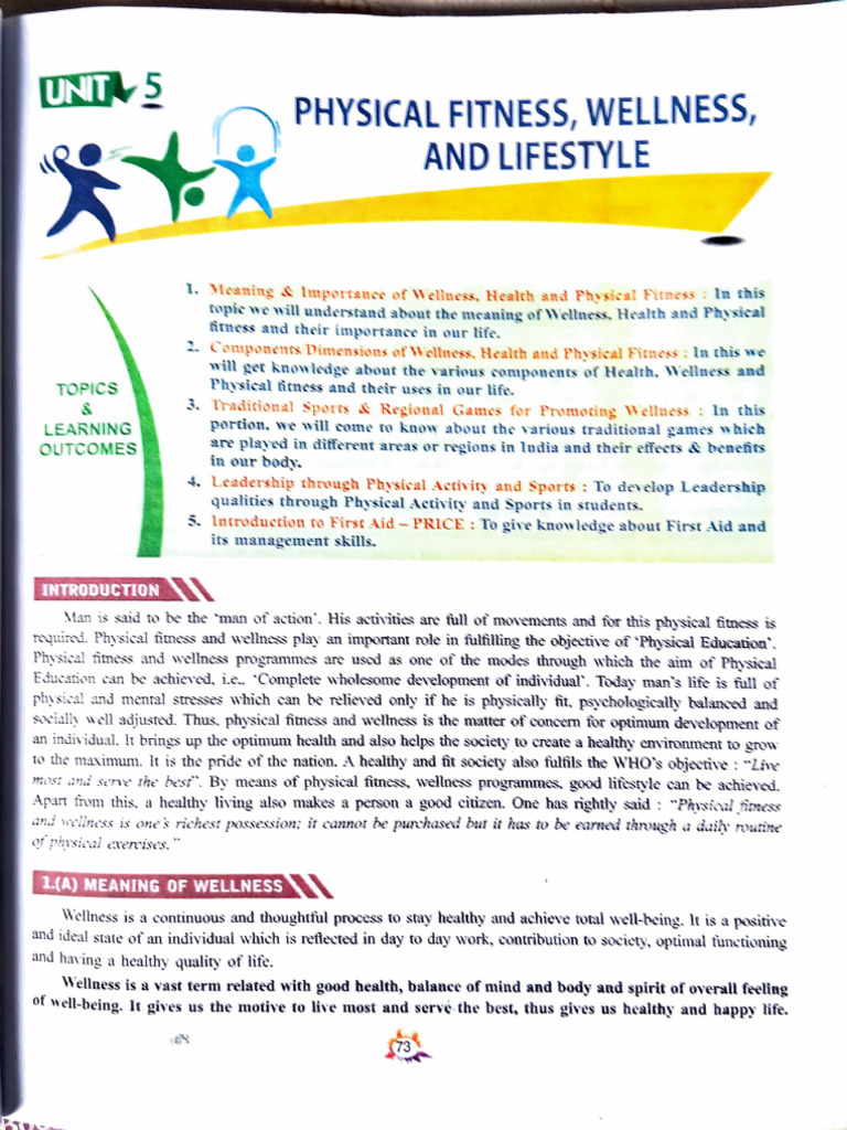 Wellness and Physical Fitness Overview | PDF | Flexibility (Anatomy ...
