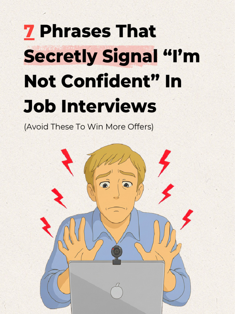 7 Phraese U R Not Confident in Interview | PDF