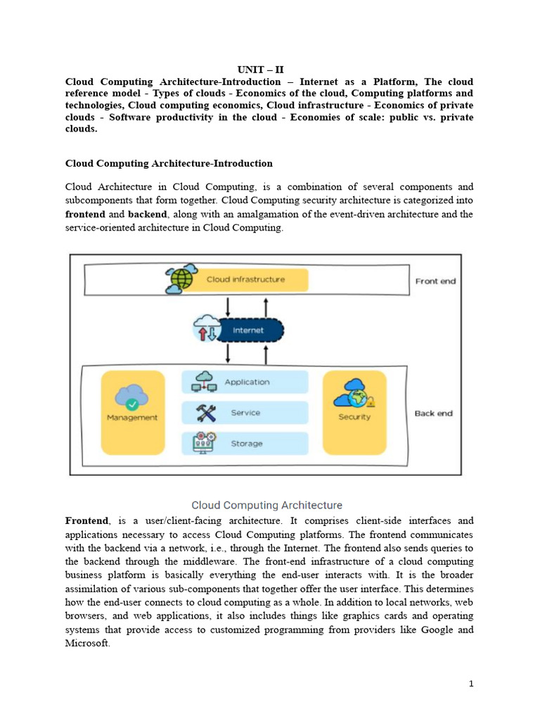 Cloud Computing Architecture Explained | PDF | Cloud Computing ...