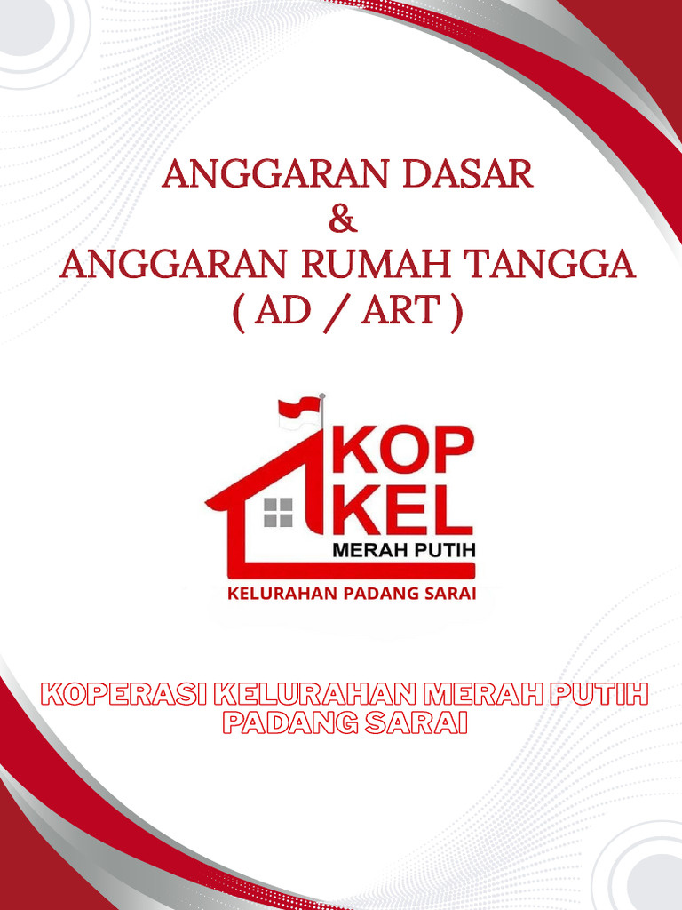 Merah Putih Modern Kreatif Cover Proposal Kegiatan Dokumen A4 | PDF