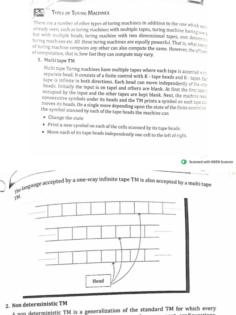 Turing Machine Theory | PDF