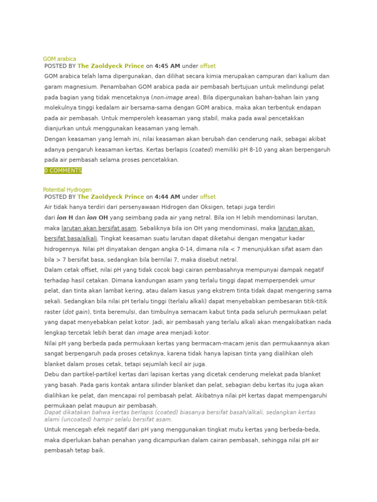 GOM Arabica | PDF