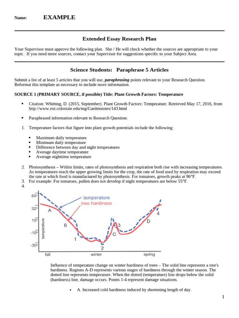 Science Research Plan Eg1 | PDF | Plants | Maize