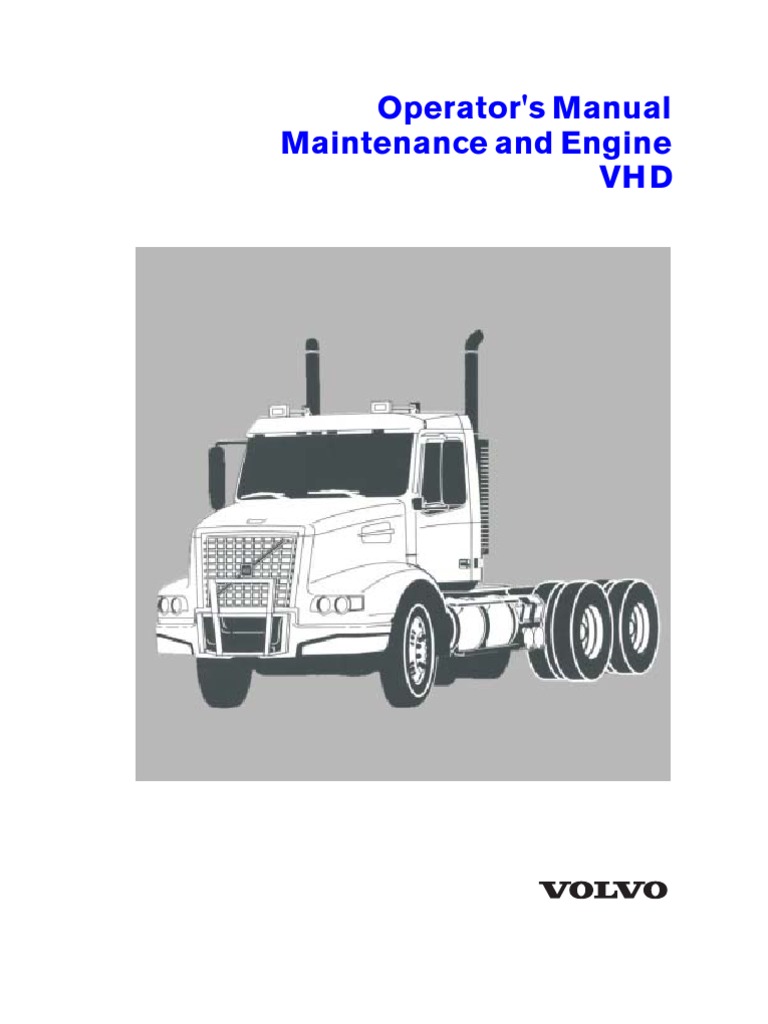 Manual De Motor Volvo Ved12