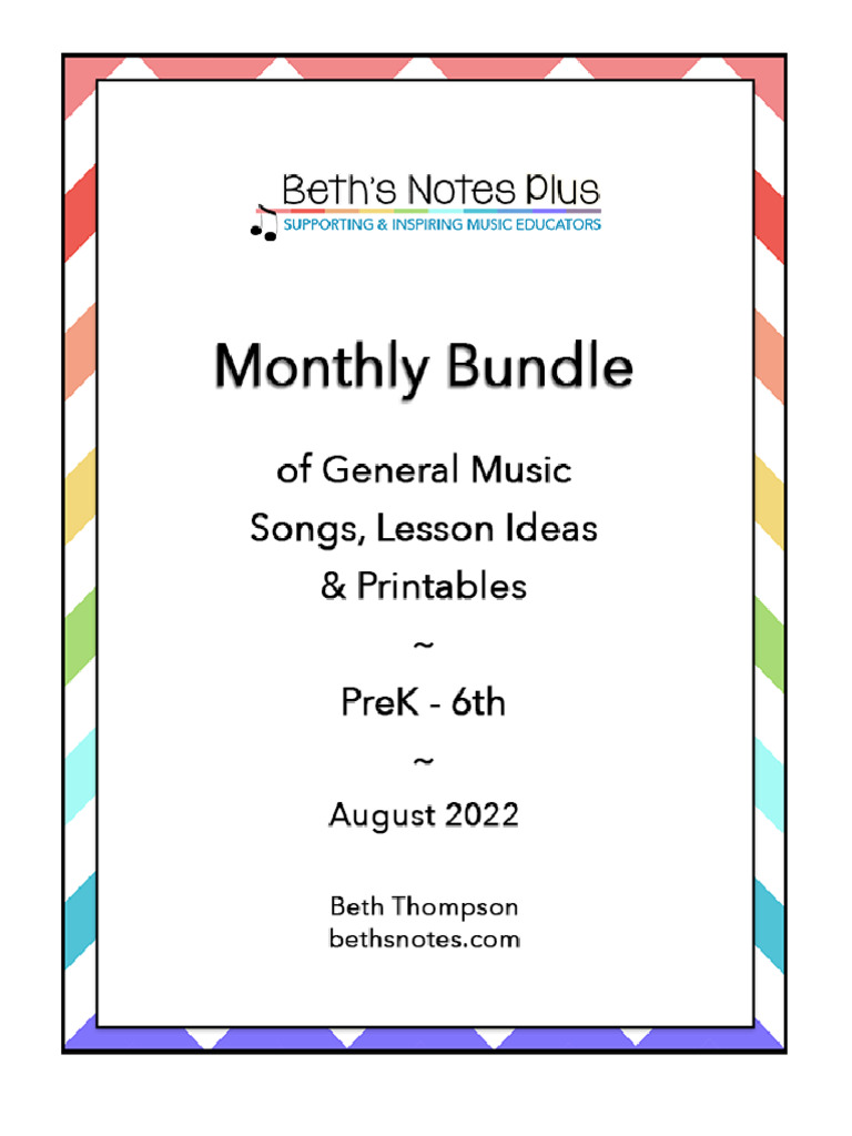 BethsNotes Bundle 22 08 | PDF | Woodwind Instruments | Musical Instruments
