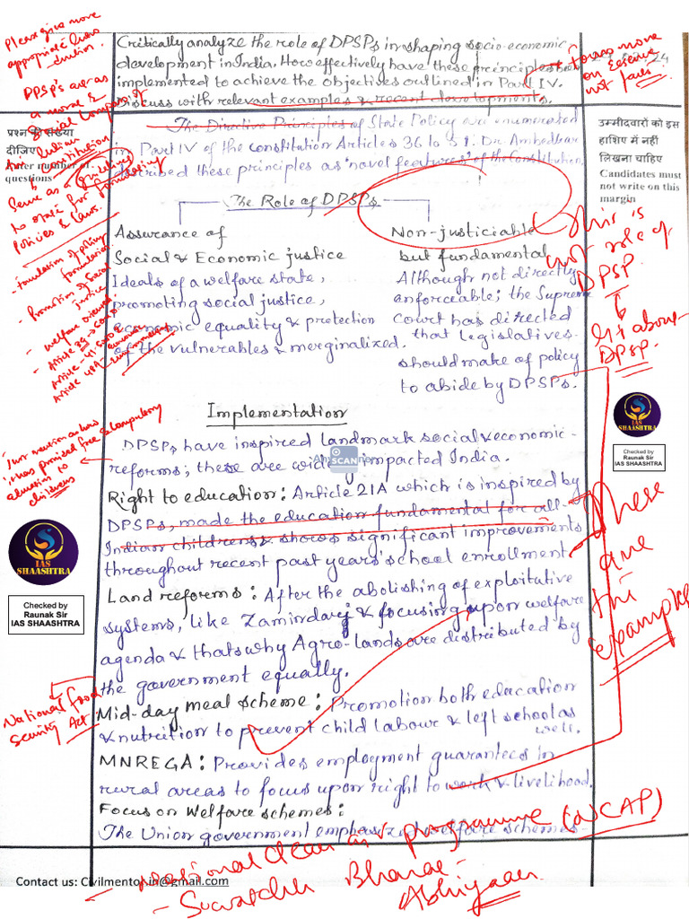 Question 18- IAS Shaashtra | PDF