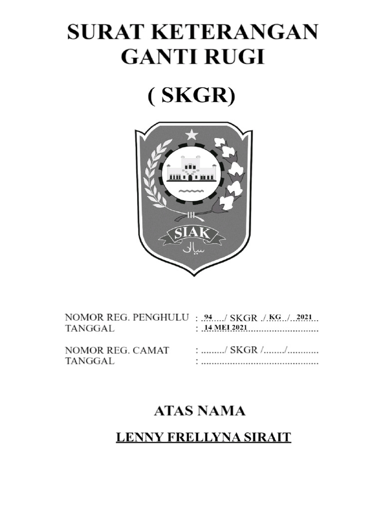 SKGR Lenny 1 Revisi | PDF