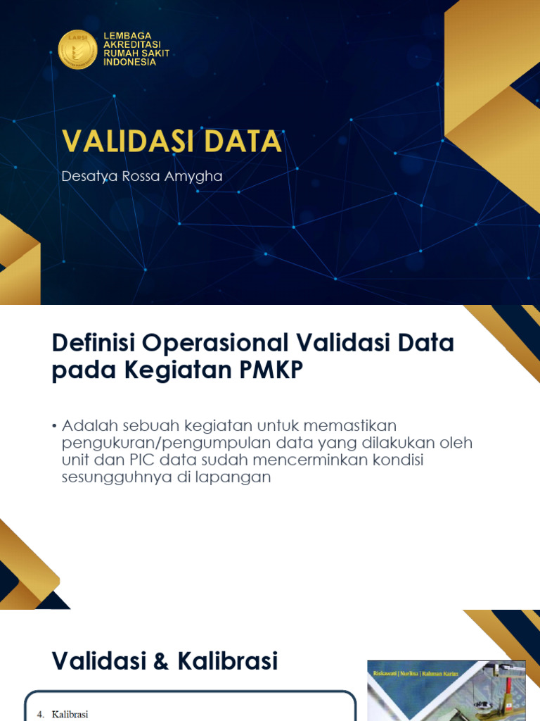 Panduan Validasi Data PMKP yang Efektif | PDF