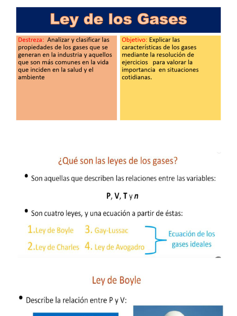 Ejercicios de Leyes de Gases en Química | PDF | Gases | Presión
