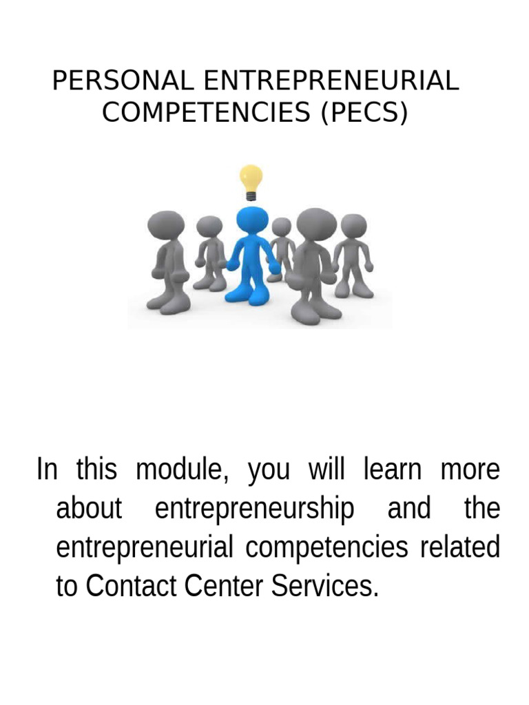 Essential Entrepreneurial Competencies Guide | PDF