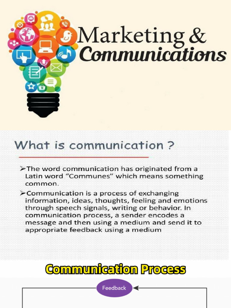 Marketing Communication Essentials Guide | PDF | Marketing | Brand