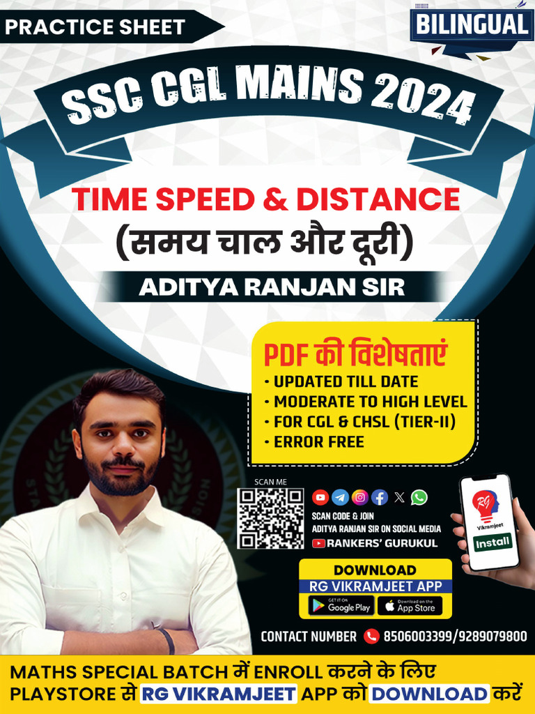 Time, Speed, and Distance Problems | PDF | Chess Theory | Chess