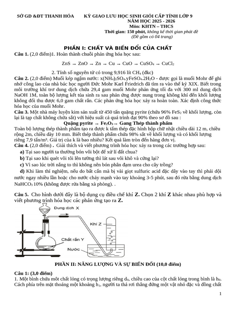 KHTN 1 | PDF