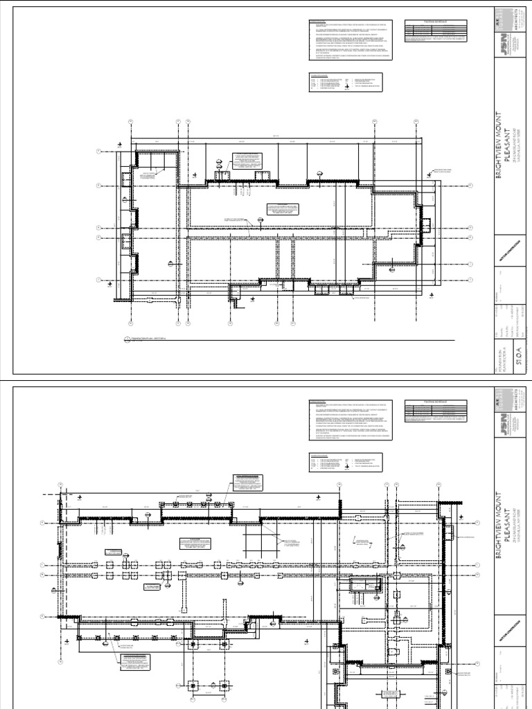 Foundation Plan for Brightview Project | PDF | Architectural Elements ...