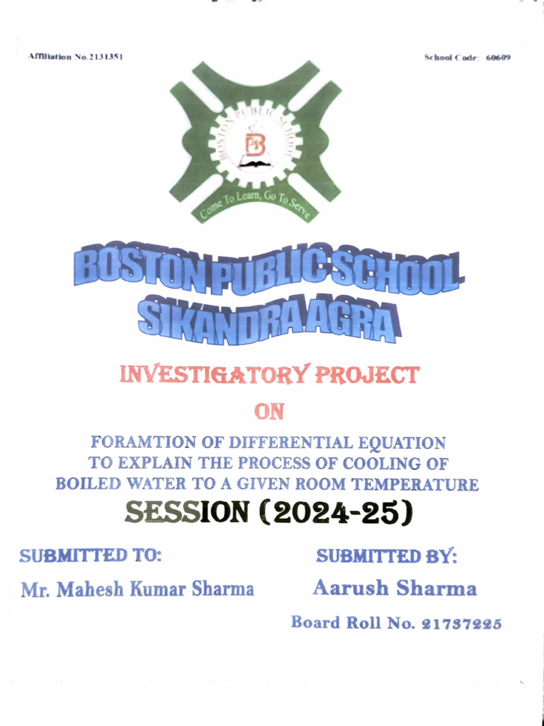 Maths Project | PDF