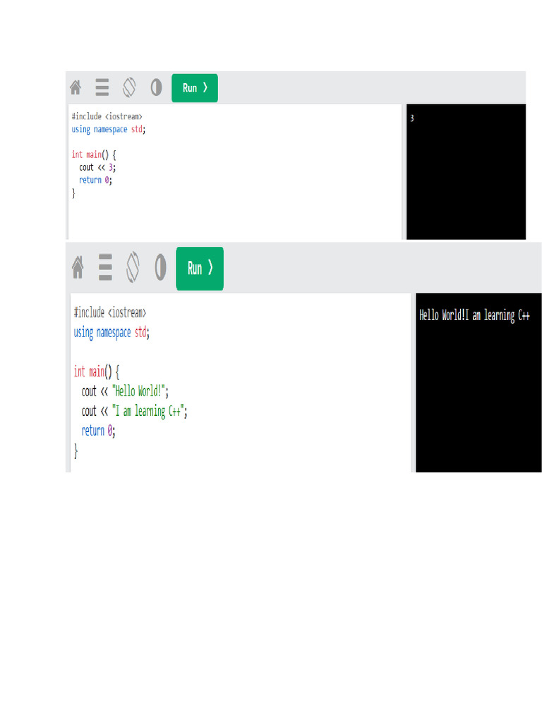 C++ Lab Simple Exercises | PDF