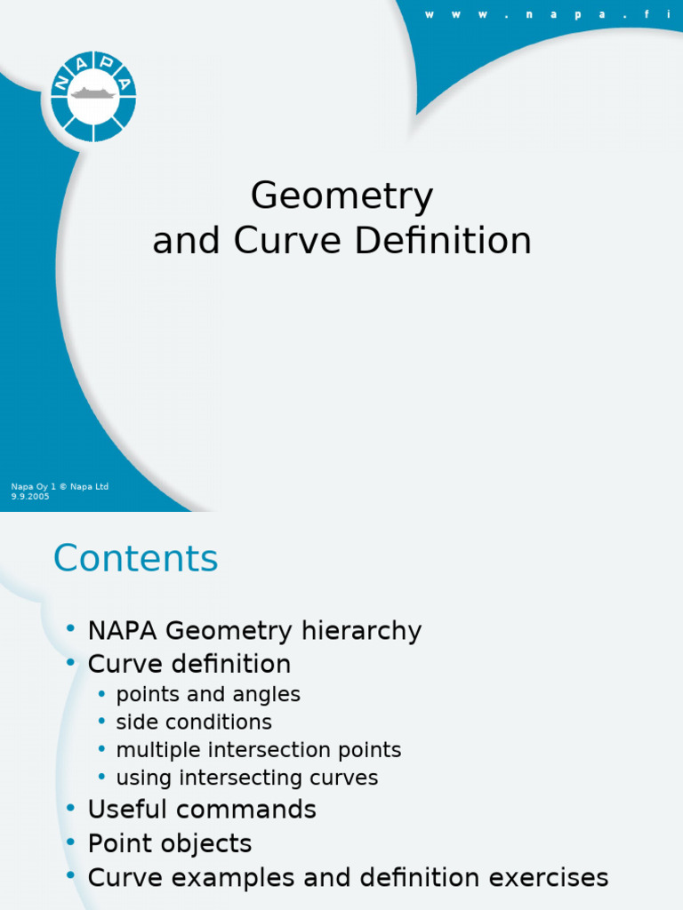 Curve Definition and Geometry Guide | PDF | Angle | Curve