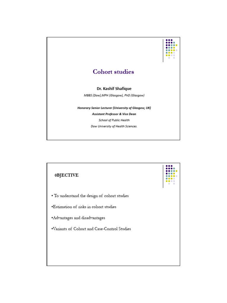 Understanding Cohort Study Designs | PDF | Cohort Study | Public Health