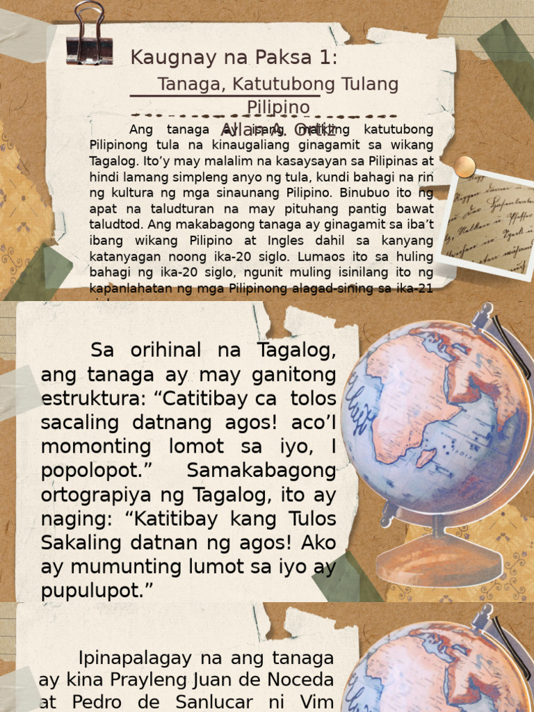 TANAGA | PDF