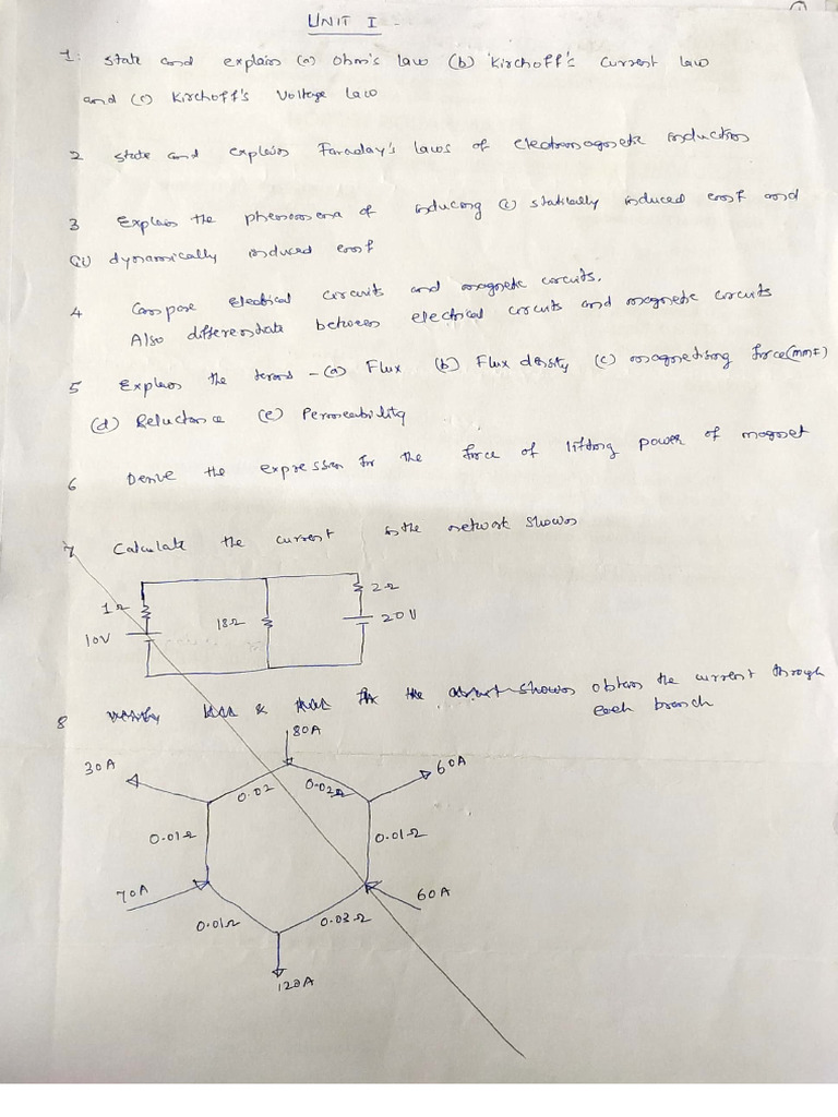 1.2 - Unit 1 Questions | PDF