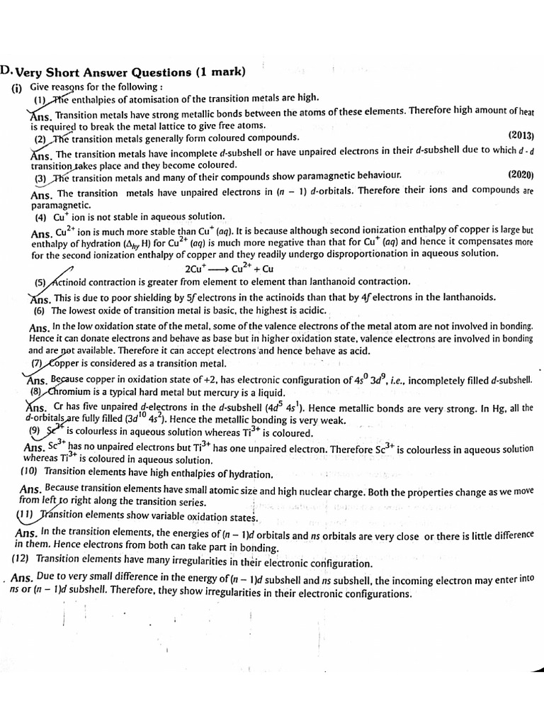 D&F Block Questions | PDF
